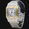 Montre Cartier Santos Galbée XL - Montre en or jaune et acier 58 Facettes MT47069