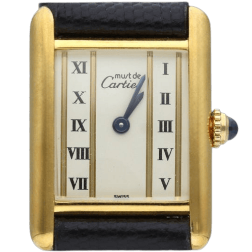 Montre Cartier Tank Vermeil - Montre en vermeil 58 Facettes MT44310