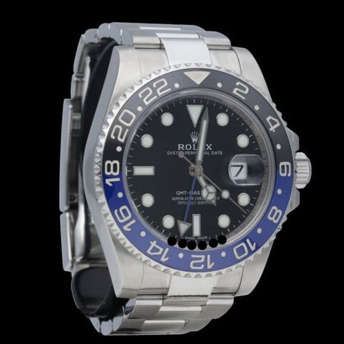 Montre Rolex GMT-Master II - Montre en acier 58 Facettes MT46700
