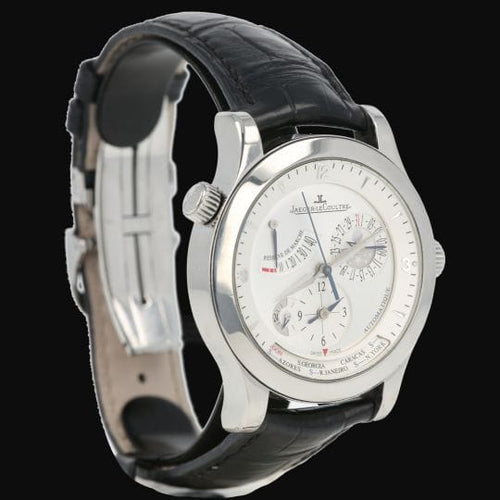 Montre Jaeger-LeCoultre Master Geographic - Montre en acier 58 Facettes MT46855