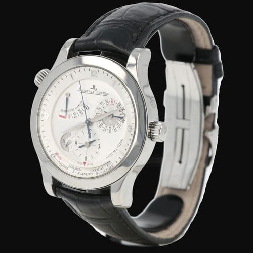 Montre Jaeger-LeCoultre Master Geographic - Montre en acier 58 Facettes MT46855
