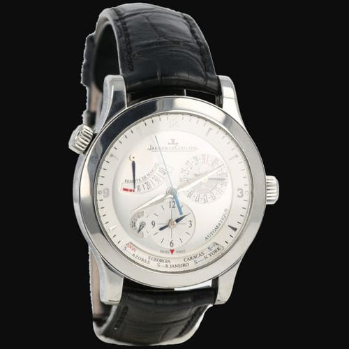 Montre Jaeger-LeCoultre Master Geographic - Montre en acier 58 Facettes MT46855