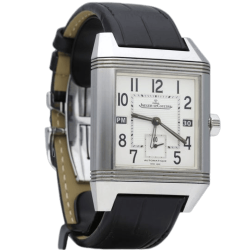 Montre Jaeger-LeCoultre Reverso Squadra Hometime - Montre en acier 58 Facettes MT46856
