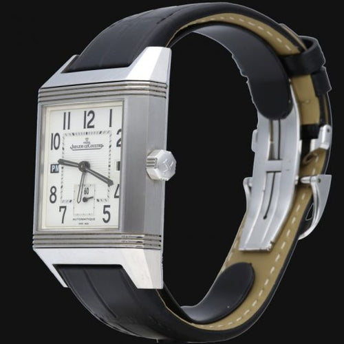 Montre Jaeger-LeCoultre Reverso Squadra Hometime - Montre en acier 58 Facettes MT46856