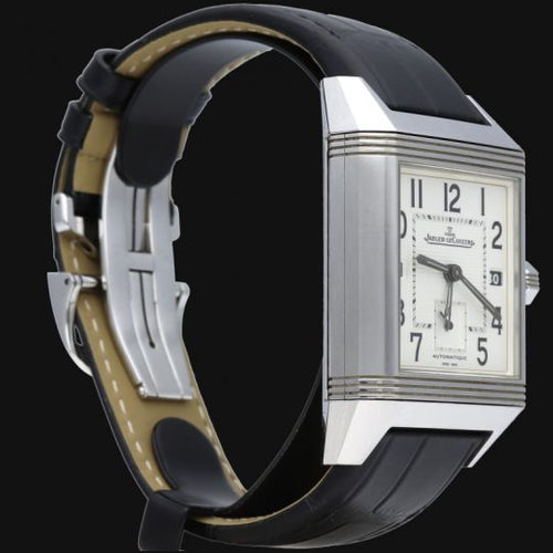 Montre Jaeger-LeCoultre Reverso Squadra Hometime - Montre en acier 58 Facettes MT46856