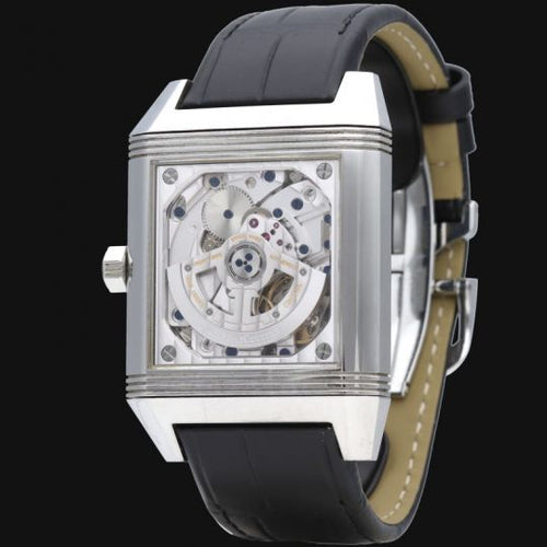 Montre Jaeger-LeCoultre Reverso Squadra Hometime - Montre en acier 58 Facettes MT46856