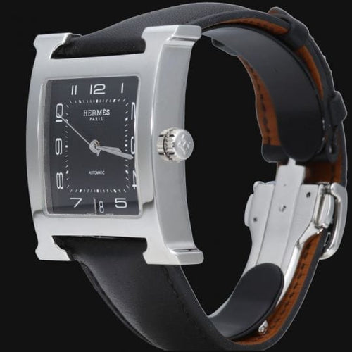 Montre Hermès Heure H - Montre en acier 58 Facettes MT46900
