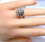 Bague 50 Bague en or blanc 18 carats et diamants 58 Facettes AB695