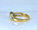 Bague 50 Bague jonc en or jaune 18 carats, émeraude et diamants 58 Facettes AB732