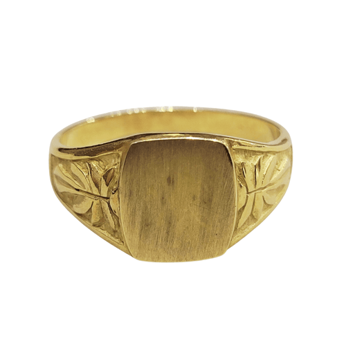 Bague 58 Bague homme en or jaune 18K 58 Facettes S265B