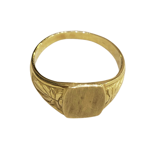 Bague 58 Bague homme en or jaune 18K 58 Facettes S265B