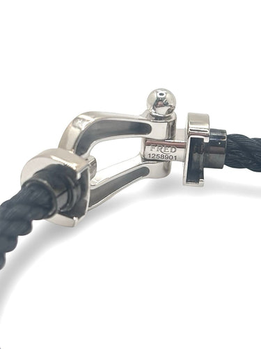 Bracelet Fred Force 10 - Bracelet grand modèle en or blanc 58 Facettes 2000