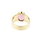 Bague 59 Bague bandeau en or jaune 18 ct avec tourmaline rose 58 Facettes 40720