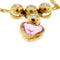 Collier Collier cœur en or jaune avec tourmaline et diamants 58 Facettes 41733