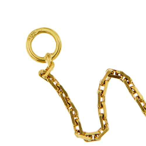 Collier Collier cœur en or jaune avec tourmaline et diamants 58 Facettes 41733