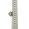 Bague 54 Bague halo en or blanc avec saphir et diamants 58 Facettes 41749