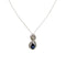 Collier Vieri - Collier pendentif en or blanc, saphir et diamants 58 Facettes 40911
