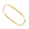 Bracelet Bracelet rigide maille gourmette en or jaune 58 Facettes 40196