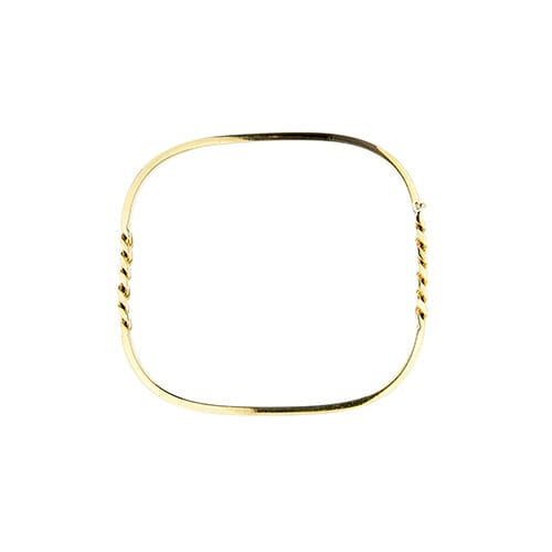 Bracelet Bracelet rigide maille gourmette en or jaune 58 Facettes 40196
