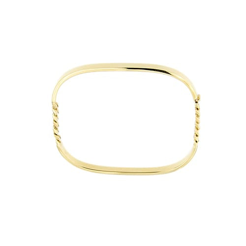 Bracelet Bracelet rigide maille gourmette en or jaune 58 Facettes 40196