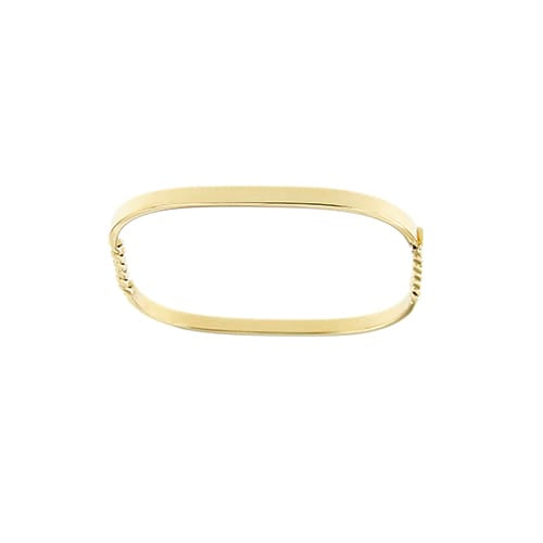 Bracelet Bracelet rigide maille gourmette en or jaune 58 Facettes 40196
