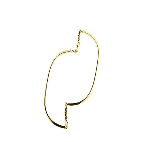 Bracelet Bracelet rigide maille gourmette en or jaune 58 Facettes 40196