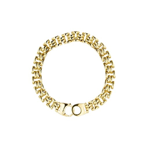 Bracelet Bracelet maille panthère en or jaune 58 Facettes 38379