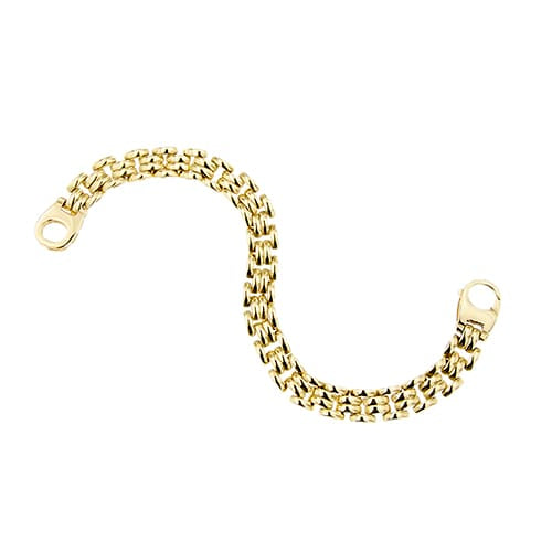 Bracelet Bracelet maille panthère en or jaune 58 Facettes 38379