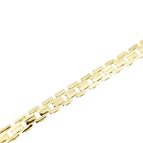 Bracelet Bracelet maille panthère en or jaune 58 Facettes 38379