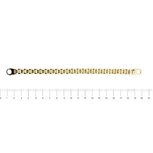 Bracelet Bracelet maille panthère en or jaune 58 Facettes 38379