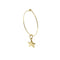 Boucles d'oreilles Dodo - Boucles d'oreilles créoles en or jaune, tortue et étoile 58 Facettes 41065