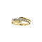 Bague 56 Bague rivière en or blanc et jaune avec diamants 0,62 ct 58 Facettes 29203