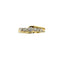 Bague 56 Bague rivière en or blanc et jaune avec diamants 0,62 ct 58 Facettes 29203