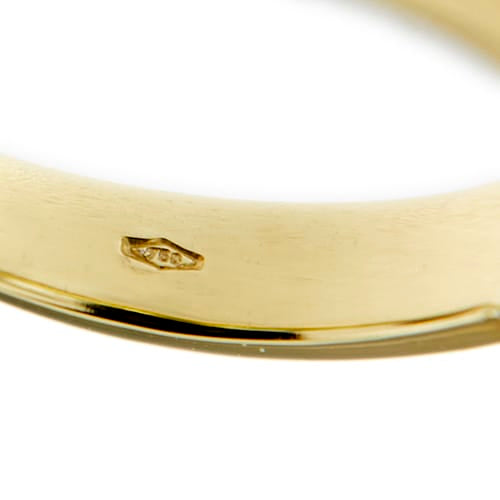 Bague 56 Bague rivière en or blanc et jaune avec diamants 0,62 ct 58 Facettes 29203