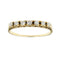 Bague 53 Rivière - Bague en or jaune et diamants 0,24 ct 58 Facettes 38437