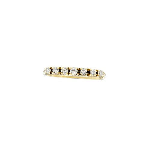 Bague 53 Rivière - Bague en or jaune et diamants 0,24 ct 58 Facettes 38437