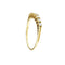 Bague 53 Rivière - Bague en or jaune et diamants 0,24 ct 58 Facettes 38437