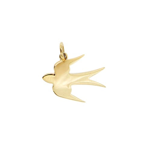 Pendentif Dodo - Pendentif hirondelle en or jaune 58 Facettes 38844