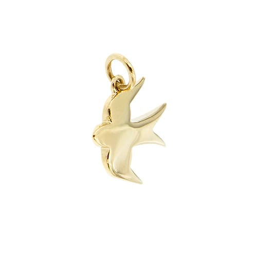 Pendentif Dodo - Pendentif hirondelle en or jaune 58 Facettes 38844