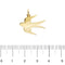 Pendentif Dodo - Pendentif hirondelle en or jaune 58 Facettes 38844