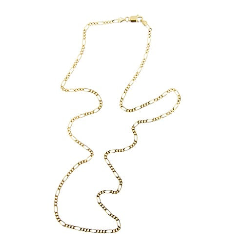 Collier Collier maille Figaro en or jaune 58 Facettes 41032