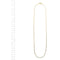 Collier Collier maille Figaro en or jaune 58 Facettes 41032