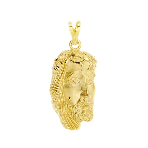 Pendentif Pendentif visage de Jésus en or jaune 58 Facettes 39823