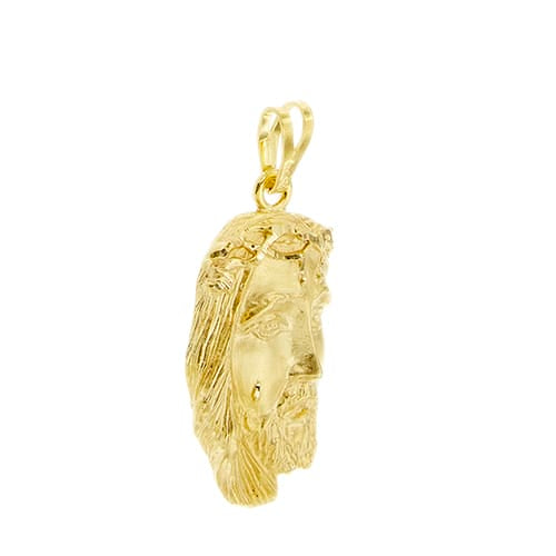 Pendentif Pendentif visage de Jésus en or jaune 58 Facettes 39823