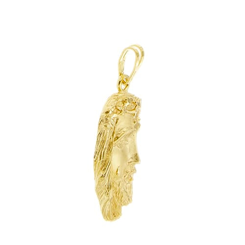 Pendentif Pendentif visage de Jésus en or jaune 58 Facettes 39823