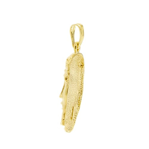 Pendentif Pendentif visage de Jésus en or jaune 58 Facettes 39823