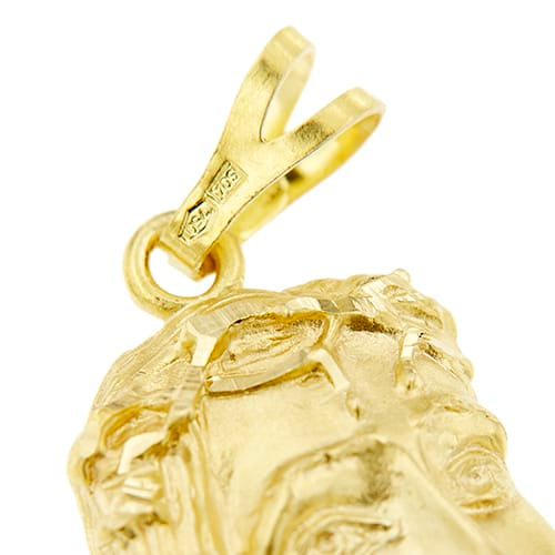 Pendentif Pendentif visage de Jésus en or jaune 58 Facettes 39823