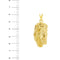 Pendentif Pendentif visage de Jésus en or jaune 58 Facettes 39823