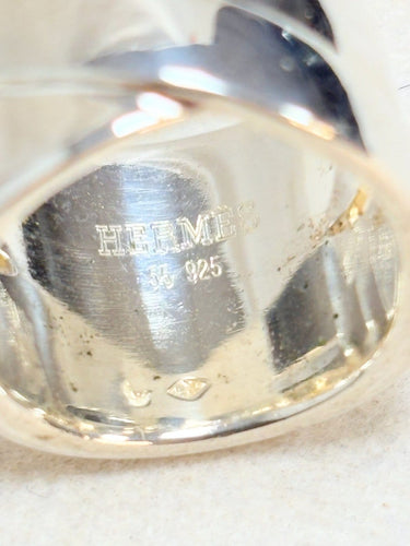 Bague 55 Hermès - Bague en argent 58 Facettes WC-2026-3379