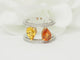 Bague 50 Toi et Moi - Bague en or blanc, saphirs et diamants 58 Facettes 33784